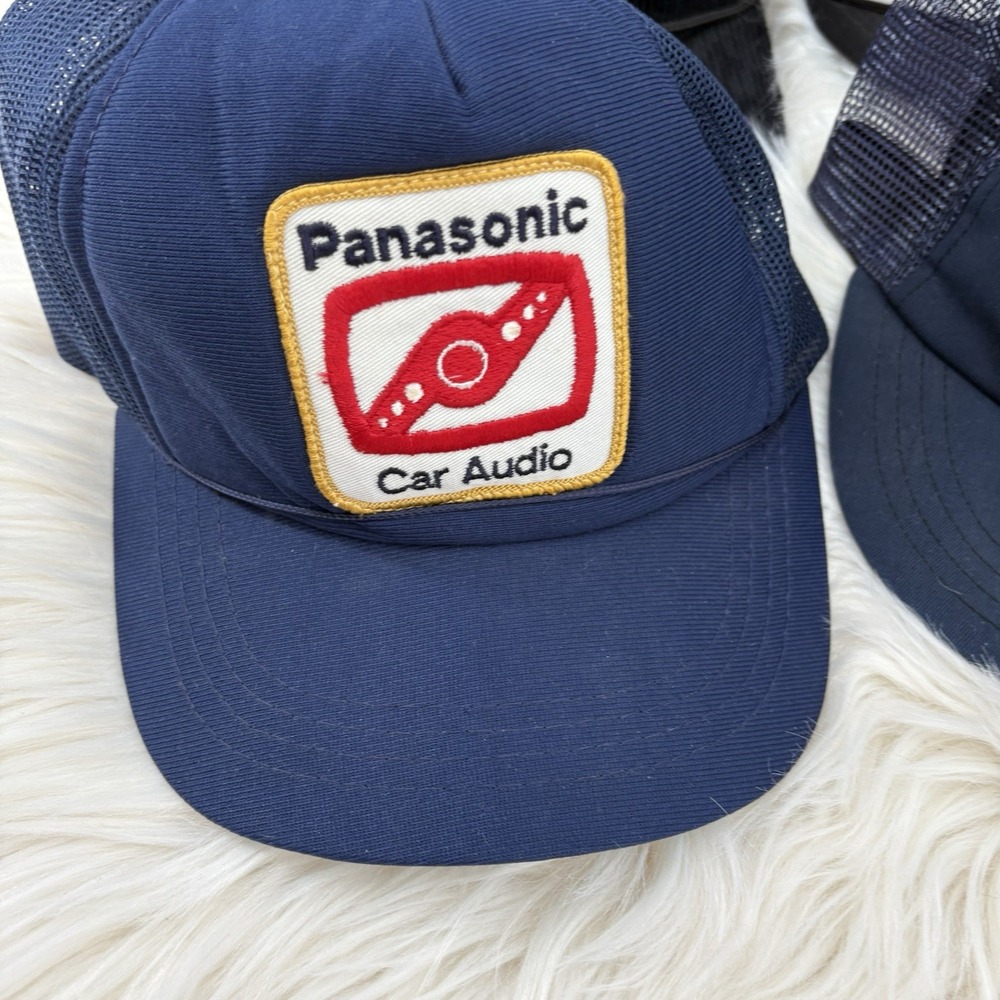Vintage Trucker Hat Lot (5) Snapback Cap Made In USA Patch Advertising Logo - Picture 2 of 13